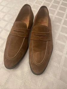 Men’s Suede Di Bianca Gallo Shoes Made In Italy Designer - Picture 1 of 8