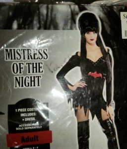 Disfraz de Señora de la Noche Elvira Gótico Adulto MED - Imagen 1 de 3