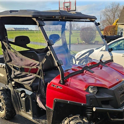 For Polaris Ranger XP 800/ XP 800 Crew/800 6x6 Scratch-Resistant Full Windshield - Image 1 of 4