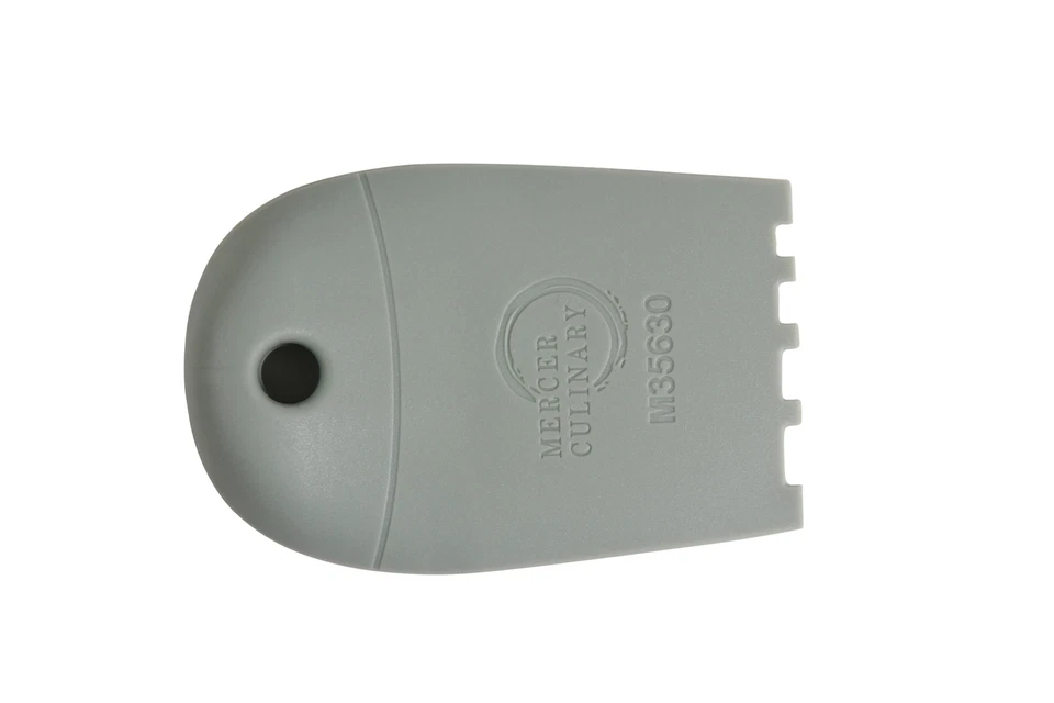 Mercer Culinary Brown Silicone Graduated Square Notch Plating Wedge - Image 1 of 1