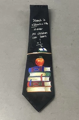 Corbata para hombre Steve Harris hecha a mano "Regreso a la escuela" - Nueva sin etiquetas Foto 1 de 4