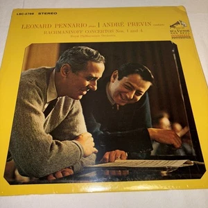 Leonardo Pennario Rachmaninoff Concertos Nos. 1 & 4 Vinyl LP LSC-2788 1965 - Picture 1 of 4