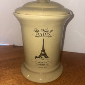 Rue Lepic Designpac /Canister /Etienne Marceau SA Paris 64 Soft Green/ 9"H - Picture 1 of 7