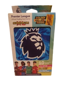 Juego de cartas coleccionables Premier League, 63 cartas, 10 paquetes, 1 edición limitada, 1 bola de oro, 1 moneda en línea - Imagen 1 de 2