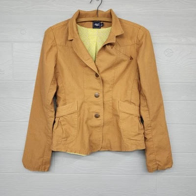 Chaqueta Blazer Cruel Niña Abotonada Naranja Claro Verde Lima Mujer Talla Pequeña  Foto 1 de 4