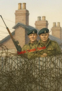 British Army Op Banner A4 Photo Print. Green Jackets - Picture 1 of 1