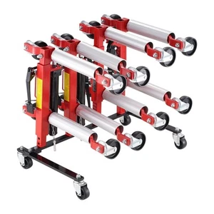 VEVOR Car Dolly Rack Trolley Hidráulico Gato Soporte Organizador 4-Dolly Capacidad - Imagen 1 de 2