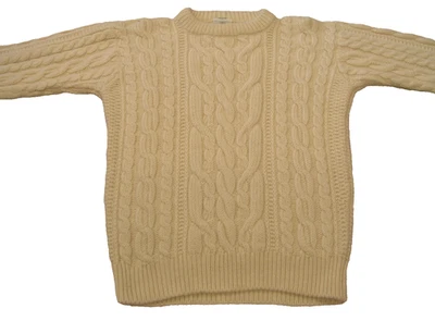 Bonner of Ireland Aran Knit Pure Wool Jumper - Image 1 of 4
