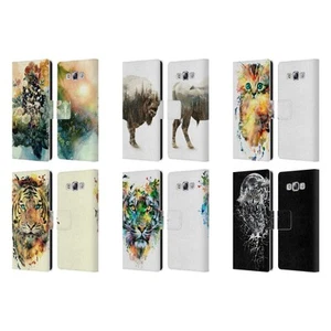OFFICIAL RIZA PEKER ANIMALS 2 LEATHER BOOK CASE FOR SAMSUNG PHONES 3 - Picture 1 of 12