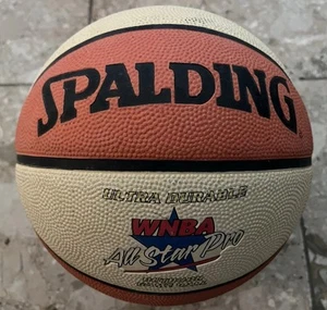 Spalding Basketball WNBA Pro, 28,5/Gr. 6, Orange Weiss, Outdoor Game Ball, gut   - Bild 1 von 6