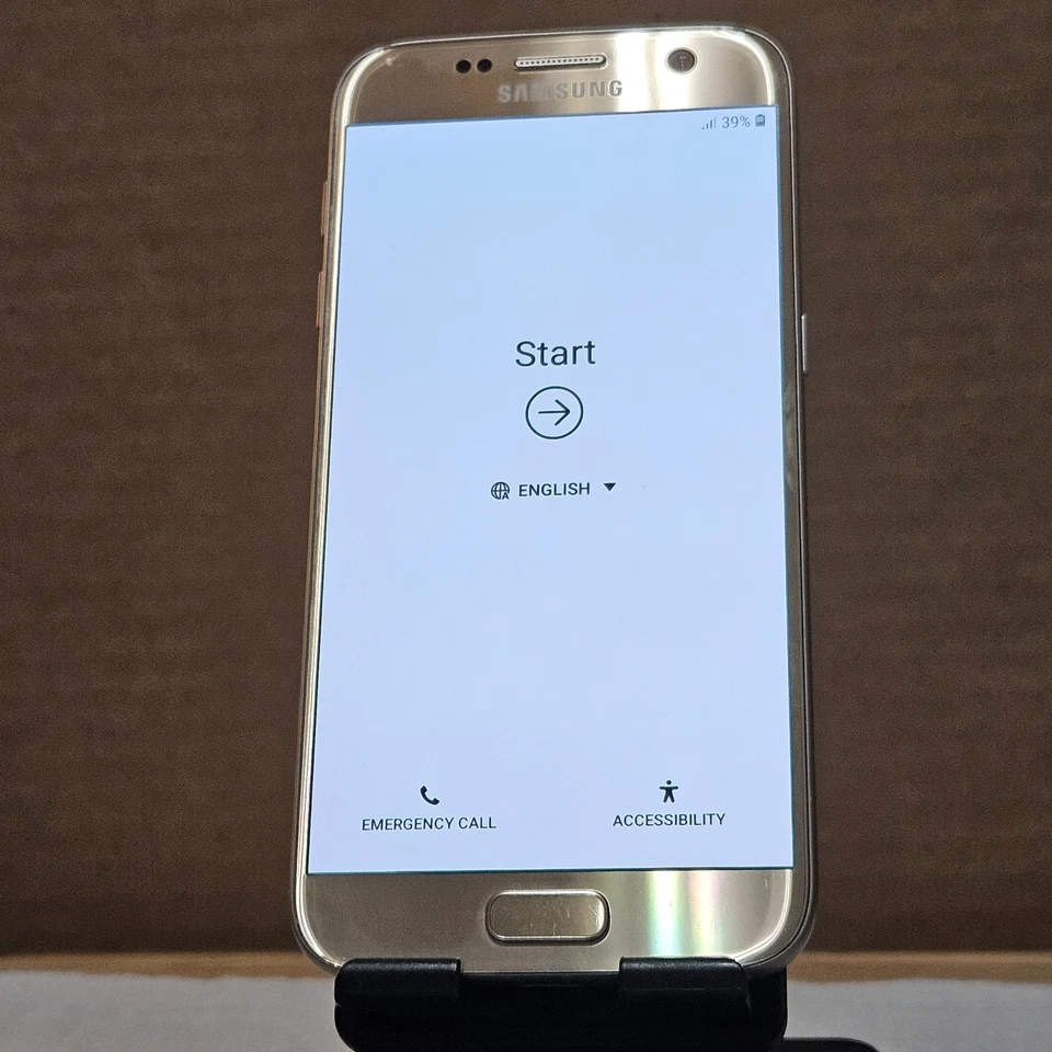 Samsung SM-G930V Galaxy S7 Network locked/Verizon Smartphone 32gb gold - Image 1 of 4