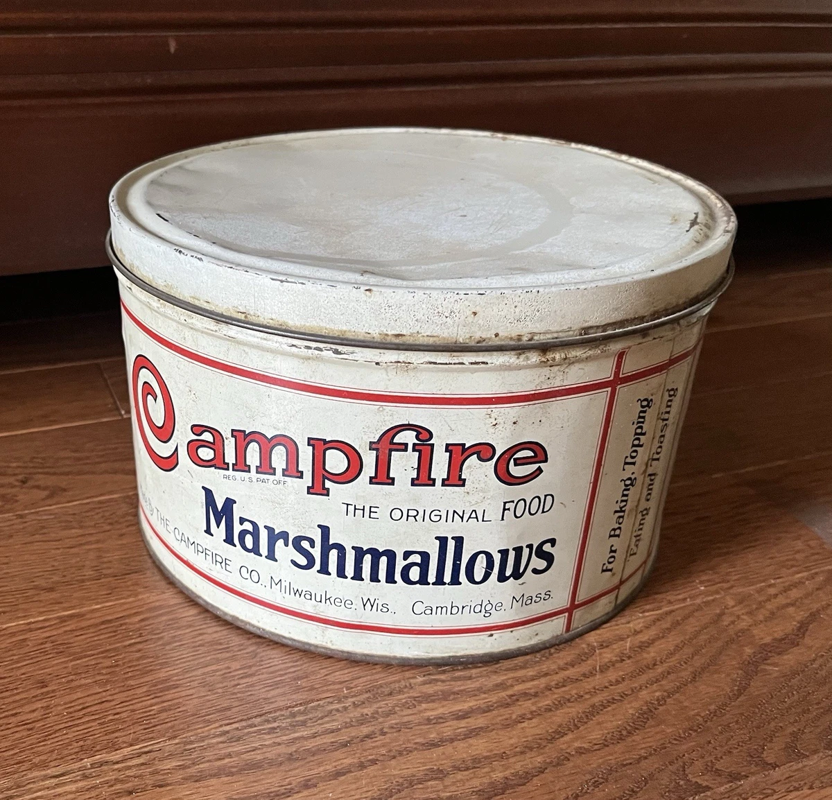 Campfire Marshmallow Tin for sale | eBay