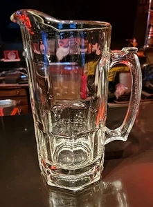 OVERSIZED VTG Libbey Beer Mug Stein 32 oz Heavy Glass Handle Well Made! - Picture 1 of 4