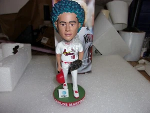 ST.LOUIS CARDINALS CARLOS MARTINEZ - MYSTERY HAIR BOBBLEHEAD - NIB - Imagen 1 de 6
