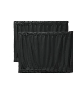 2x Adjustable Car Privacy Curtains Side Window Sun Shade UV Protection 50X47CM - Picture 1 of 12