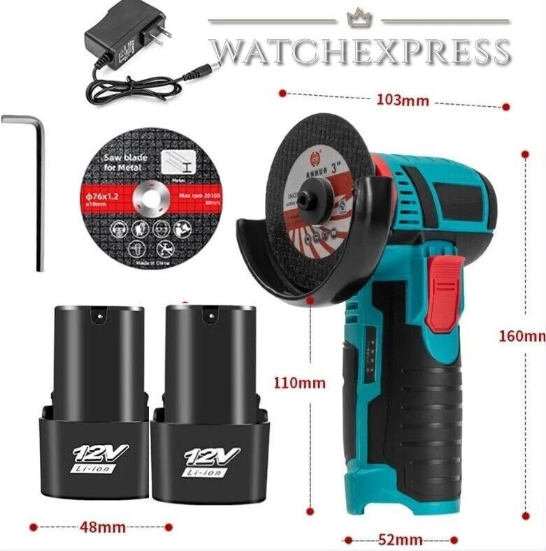 FLEX SMERIGLIATRICE DOPPIA 2 BATTERIA+ VALIGIA PORTATILE LITIO 12V 76MM