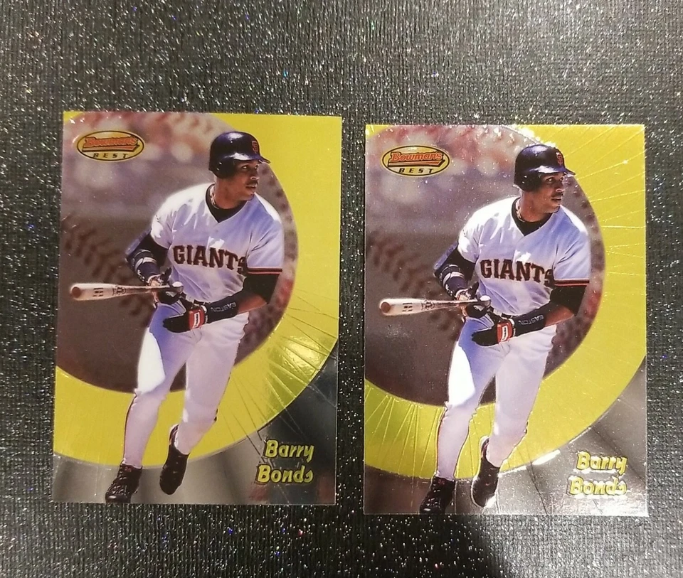 1998 Bowman's Best Barry Bonds #3 Lot of 2 San Francisco Giants FREE SHIPPING 👍 - Image 1 of 4