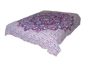 AamiraA Hippie Bright Lotus Mandala Tapestry Bohemian Wall Hanging Throw Dorm - Picture 1 of 9