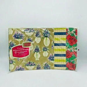 Papel de regalo Carrington años 60 para todas las ocasiones 43 pies cuadrados 6 diseños 20 x 26 12 hojas - Imagen 1 de 6
