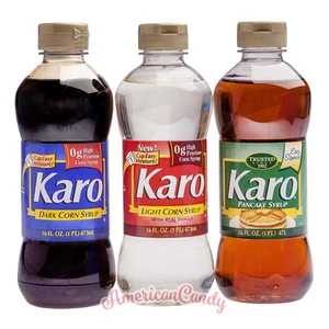 2 x sciroppo di mais a quadri (selezione: sciroppo di vaniglia chiaro, scuro e pancake) (16,90 €/1 l) - Foto 1 di 1