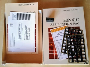 Módulo Matemático HP-41C CV CX en Caja con Manual, Ref Rápido y Superposiciones - Imagen 1 de 7