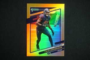 ZACH CUNNINGHAM SP Gold 2021 Donruss Press Proof Gold Holo #168 Texans