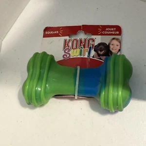 Kong Swirl Bone pequeño verde/azul descontinuado - Imagen 1 de 2