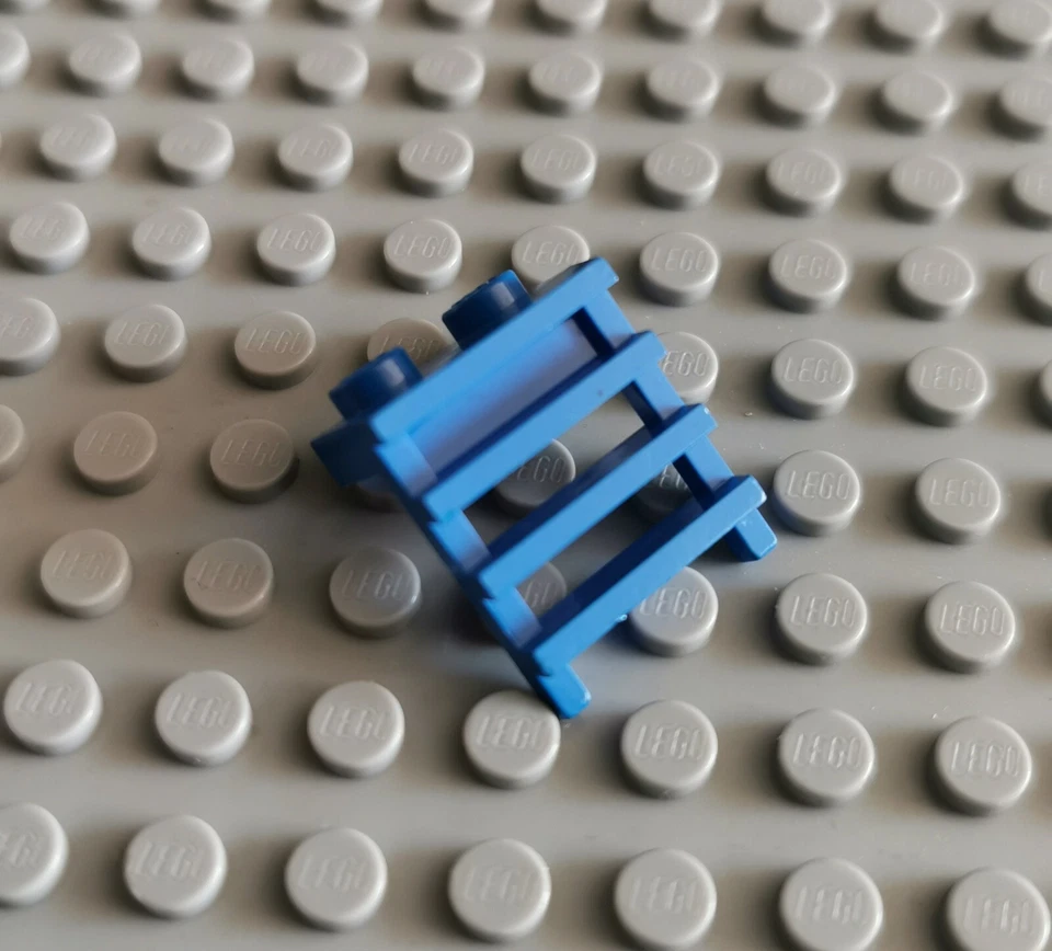 LEGO Eisenbahn Zug Train Leiter Treppe 1x2 blau blue 1 Stück 4175 K049 - Bild 1 von 1