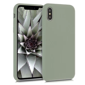Silicone Case for Apple iPhone X - TPU Rubberized Cover - Picture 1 of 7