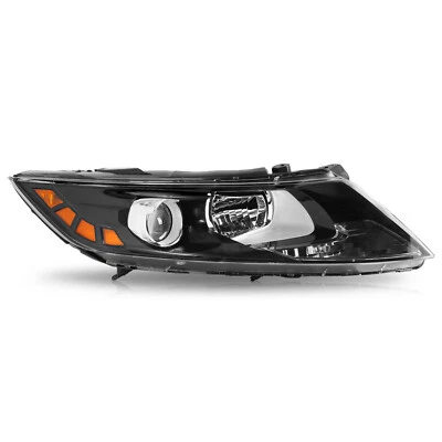 For 2011 2012 2013 Kia Optima Halogen Black Right Passenger Headlight Headlamp - Image 1 of 4