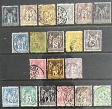 France Colonies: 1881-1900 General issues Used