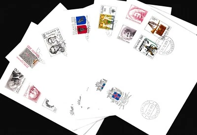 Iceland FDC 1979 Year Set Complete All Issues Included Z955 - Image 1 of 4