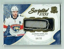 17-18 UD Upper Deck The Cup Scripted Sticks  Aaron Ekblad  /35  Stick  Auto