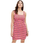 Diane Von Furstenberg x Target Size 4 Pink Modern Geo Mini Shift Dress NWT NEW