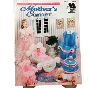 Vintage Annie's Fashion Doll Home Decor Crochet Patterns "Mother's Corner" - Picture 1 of 3