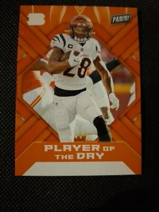 Tarjeta Jugador del Día 2022 Joe Mixon Panini #25 Bengals Texas Oklahoma - Imagen 1 de 2