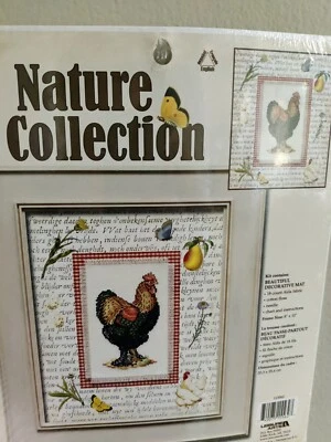 Leisure Arts Nature Collection Rooster Counted Cross Stitch Kit NEW 115562 - Image 1 of 2