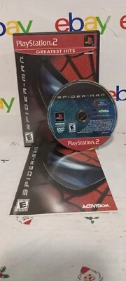 Spider-Man PS2 (Sony PlayStation 2, 2002) CIB Complete TESTED - Image 1 of 4