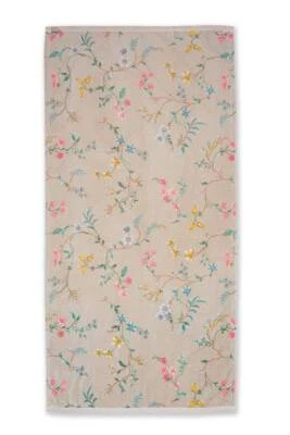 PiP Studio Les Fleurs Khaki Duschtuch 70 x 140 cm - Bild 1 von 3