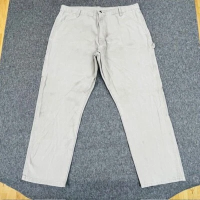 Pantalones de mezclilla Rustler Carpenter para hombre talla 42x32 (real 39x31) beige Foto 1 de 4