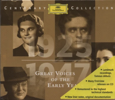 DGG Centenary Collection - Great Voices of the early years - 5CD neu/OVP - Bild 1 von 2