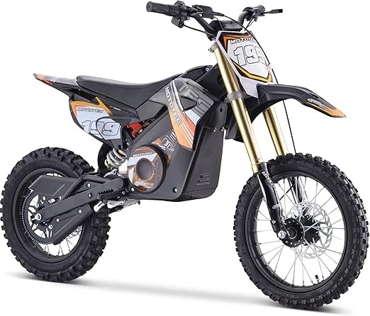 MotoTec 48v 1800w Pro bicicleta elétrica sujeira lítio laranja - Imagem 1 de 4