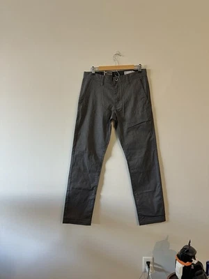 Volcom Frickin Modern Stretch Pants Grey Men’s Size 30x32 NWT $65 - Image 1 of 4