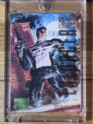 1995 Marvel Masterpieces Emotion Signature Fleer #79 PUNISHER + CASE! - Image 1 of 2