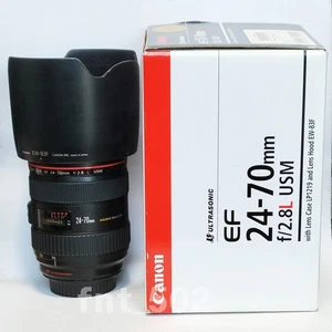 Canon EF 24-70mm f/2.8 L USM Lens w/Filter and Hood in Retail Box [4118] - Picture 1 of 12