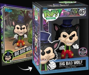 Funko Digital POP! BIG BAD WOLF Disney Villains NFT Redeemable Legendary LE 1800 - Bild 1 von 2