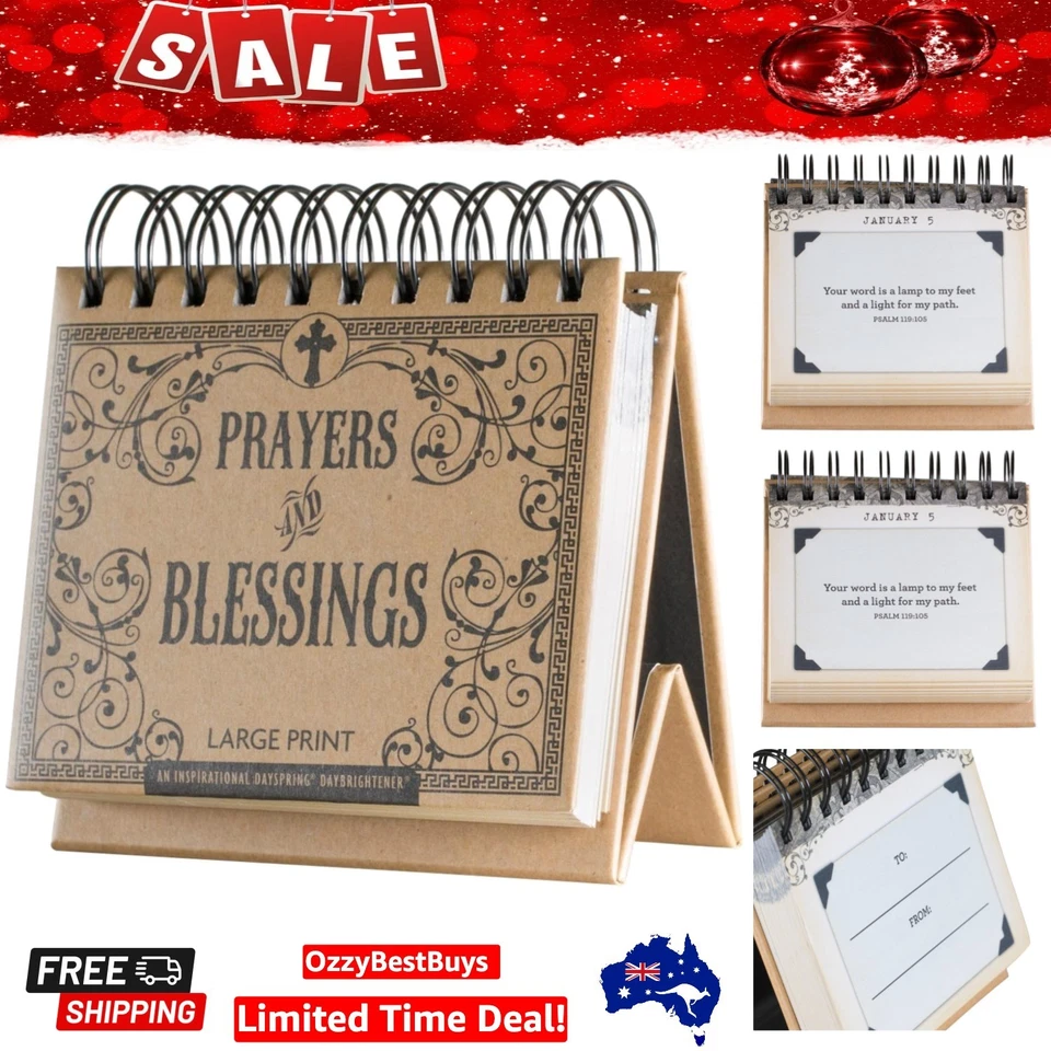 Prayers & Blessings Perpetual Calendar 34832 by DaySpring 1614942552 The Cheap