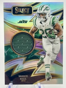 2024 Panini Select Football BREECE HALL SPARKS PATCH SILVER /149!! - Picture 1 of 2