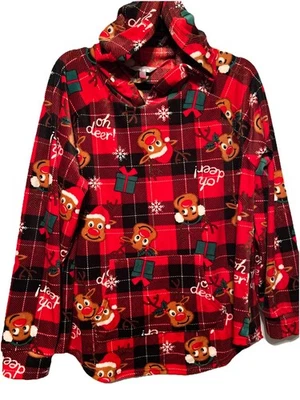 Sudadera con Capucha No Boundaries Peluche Súper Suave Navidad-Mujer Rudolph Talla XXXL 3XG Foto 1 de 4
