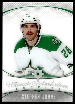 2016-17 Upper Deck Ultimate Collection Introductions Rookies Stephen Johns - Image 1 of 2